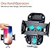Xdtlty Car Phone Mount, Air Vent Phone Holder for Car, Handsfree Cell Phone Car Mount Compatible with iPhone, Samsung, Android Smartphones