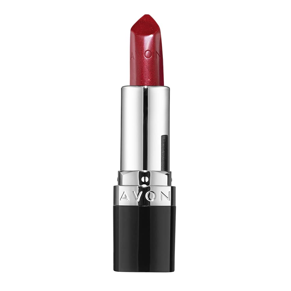 Avon Ultra Shimmer Lipstick Ruby Glitz, with a Moisture-retaining Formula for High Shine Shimmer โ image 1