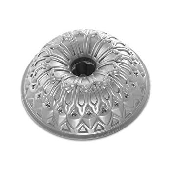 Nordic Ware Stained Glass Bundt Pan, Metallic