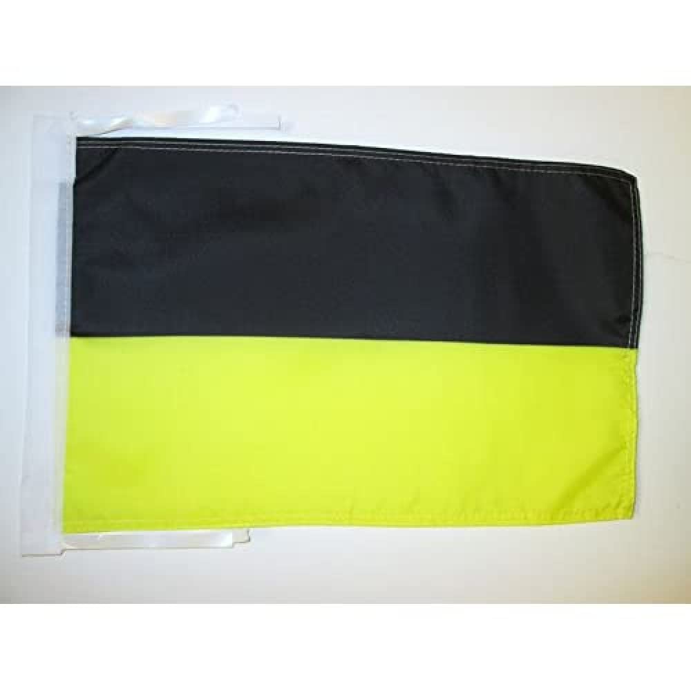 AZ FLAG - Kashubians Flag - 18'' x 12'' - 100% Polyester Cassubians Small Banner with Two Cords - Fade Resistant - Vivid Colors - 18x12 in - 45x30 Cm