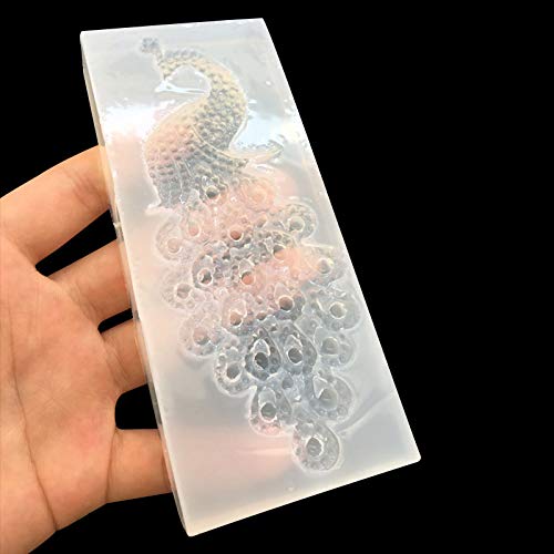 Topdo 2 Pcs Moule A Cake Moule En Silicone Moules A Chocolat Bonbon Pour 3d Gateau Forme De Mini Decoration Moule A Chocolat 13cm 5 6cm 1 1cm Paon Moules A Popcakes Patisserie Napravi Rs