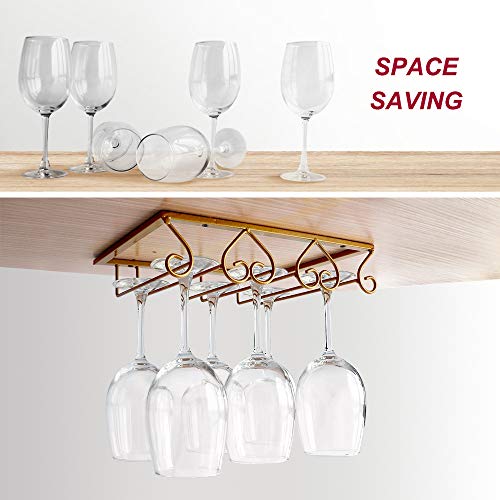 Wine Glass Holder Under Stemware Wine Glass Rack Wine Glasses