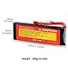 Batteriol 2S Lipo Battery, 7.4V 30C 5200mAh RC Battery with Deans-T Plug for RC Car Airplane Helicopter FPV Boat Drone