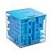Lumiparty Money Maze Bank, Money Puzzle Box Cube Maze for Kids and Adults, Brain Teasers and Fun Game Challenge as Birthday Christmas Gifts for Coin Bills Cash and Checks (Blue)