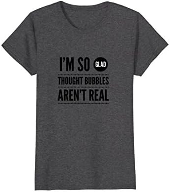 Womens Girl Gift Tees My Thoughts Sarcastic Opinionated Fun Tee XL Dark Heather
