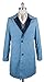 K-red by Kiton Navy Blue Reversible Raincoat 40/50