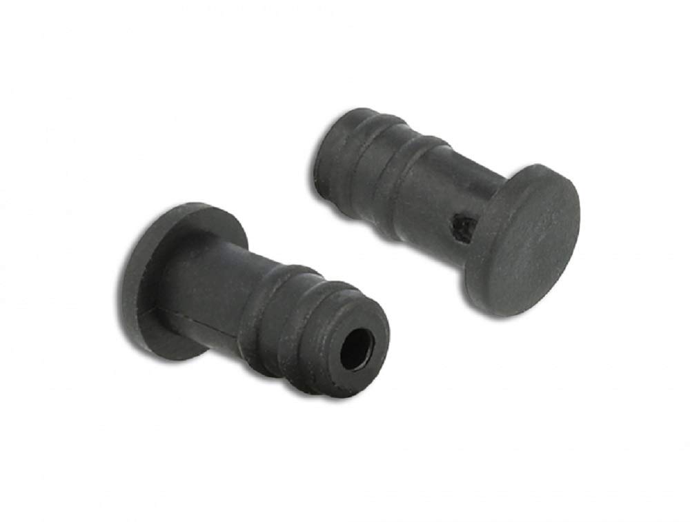 DeLOCK Dust Cover for 3.5 mm Jack Socket Pack of 10 Black