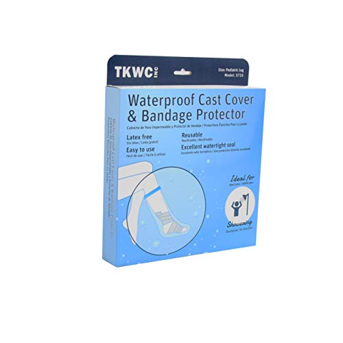 Water Proof Youth Leg Cast Cover for Shower by TKWC Inc - #5735 - Watertight Foot Protector - Youth Size - Thumbnail 4