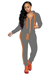 Nimsruc Two Piece Outfits For Women Jogging Suits