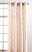 Stylemaster Hudson Embroidered Faux Silk Brass Grommet Panel, 55