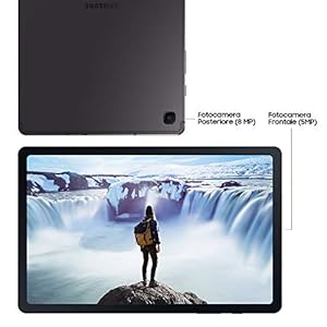 Samsung Galaxy Tab S6 Lite, S Pen, Tablet, Display 10.4" WUXGA, TFT, 64 GB Espandibili, RAM 4GB, Batteria 7040 mAh, Ricarica Rapida, WiFi, Android 11, Versione Italiana, Oxford Grey - immagine 7