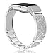 VintgaGood For Fitbit Charge 2 Wristbands/Fitbit Charge 2 Bands/Fitbit Charge 2 Accessories/Fitbit Charge 2 Metal Bands Stainless Steel Bangle 2 Silver