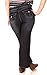 Angels Jeans Plus Size Double Button Short Inseam Bootcut Jeans