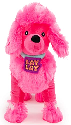 Jay Franco Nickelodeon That Girl Lay Lay Pink Poodle Dog Plush Stuffed Mini Pillow Buddy - Super Soft Polyester Microfiber