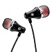 Earbuds with Microphone, in-Ear Headphones and Volume Control, Built-in Mic Earphones for Phone Tablet Laptop 3.5mm Audio Plug Devices Black