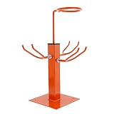 TCP Global Gravity Feed Paint Triple Spray Gun Holder Stand with Strainer Holder, Holds 3 HVLP Guns, Bench Mount