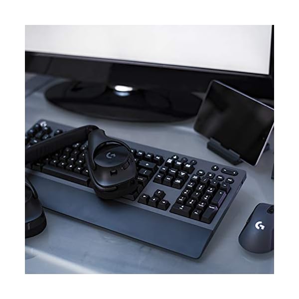 Logitech G533 Cuffie Gaming Wireless con Microfono, Audio Surround 7.1,  Cuffie DTS: X, Driver Pro-G 40 mm, Cancellazione Rumore, 2.4 GHz Wireless,  USB, \u200eLeggere, Batteria fino a 15h, PC/Mac, Nero - Cuffie