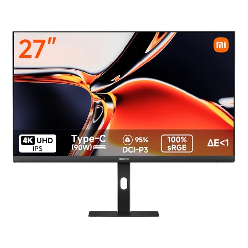 A27Ui Monitor UHD 4K de 27 Pulgadas, IPS, HDR10, 100% sRGB, 95% DCI-P3, Carga Inversa de 90W, Certificación TÜV Low Blue Light (3840 x 2160/HDMI 2.0/DP 1.4/Type-C 90W Output)