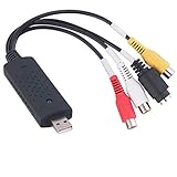 USB 2.0 Video Capture Converter Adapter Cable With Audio TV DVD VHS Capture Card Converter,Video Capture Card to DVD Adapter
