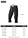 EU Men's Compression Capri Base Layer Tights X-Large Black