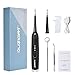 Plaque Remover for Teeth, OUZIGRT 5-1 Teeth Cleaning Kit for Dental Calculus, Tartar, Teeth Stains, Plaque Removal, 3 Adjustable Modes, Black