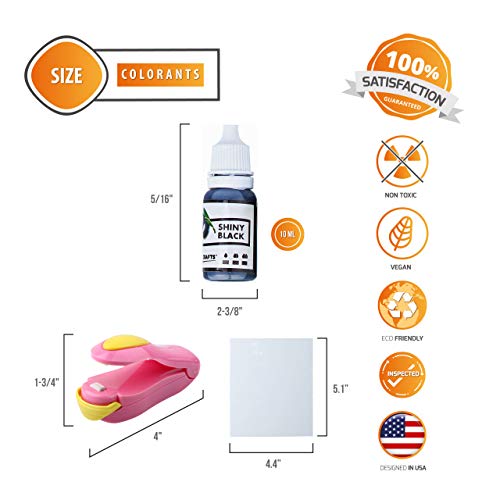 Natural Food Coloring and Soap Dye Bundle of 12 (10ml) Liquid Bath