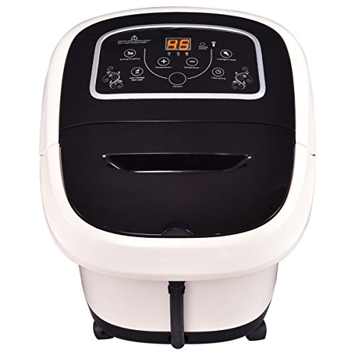 zwan All-in-One Foot Spa Massager with 4 Rollers with Ebook