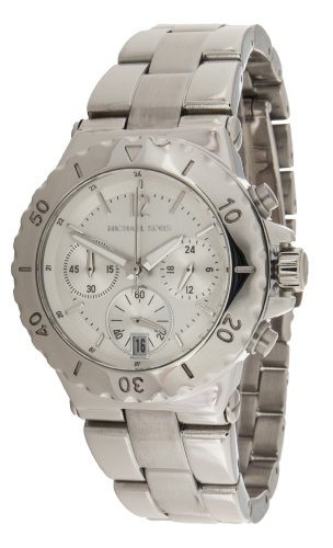 Michael Kors Women's MK5498 Aire Chronograph Silver Watch