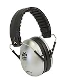 Em's 4 Kids Hearing Protection Earmuffs Noise Protection (Silver)