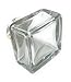 Madison Bay Company Square Clear Glass Mini Inkwell, 1.75 Inches Square X 1.75 Inches Tall