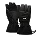FGN Ski Gloves for Men Waterproof, Outdoor Sport Snowboard Winter Thinsulate Gloves with Zipper Pocket,Size L-One Size Fits All
