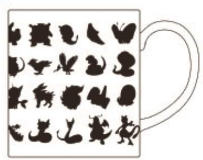 Amazon Co Jp ポケットモンスター マグカップ シルエット 約h9 5cm Pmmg266 おもちゃ