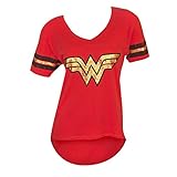 Bioworld Wonder Woman Juniors Foil Logo Tee Shirt