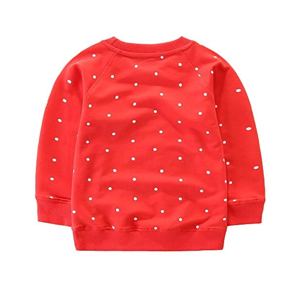 Bumeex Toddler Girl Sweatshirt Clothes Outfit,Cotton Crewneck Christmas Clothing - Image 3