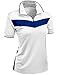 Xpril Women's 2 Tone Pattern Coolmax Fabric Polo T-Shirt