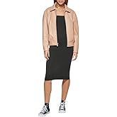 Levi's Women's Faux Leather Bomber With Laydown Collar