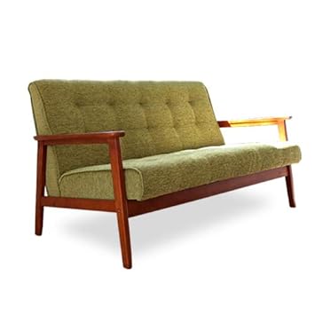 Amazon アンティーク風 二人掛けソファ ファブリック Jade ジェイド