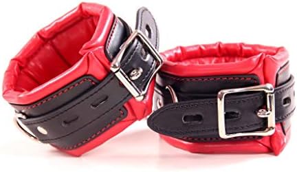 Hirio1 Leather Black Cuff Kit Locking Set Cloth for Beginners Beginners