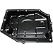 Evan-Fischer Transmission Oil Pan Steel Black 13-Bolt Hole compatible with 07-10 Chrysler 300 / Dodge Charger Dakota Ram 1500 42RLE Transmission