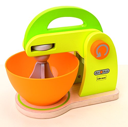 Idena 4100072 - Kleine Küchenmeister Küchenmaschine aus Holz, für Spielküche und Kaufmannsladen, ab 3 Jahre, ca. 21 x 12… – Bild 3