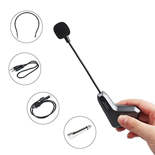 XB-703-UHF-Cardioid-Wireless-Lavalier-Microphone-Selectable-Channel-Lapel-Mic-Support-Multiple-with-Wide-Transmission-Range-for-Bussiness-GuideTeacher-Conference-Party-Promotion