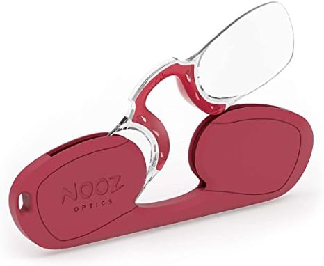 Nooz - Armless Reading Glasses - Rectangular 6 Colours 5 diopters - Wherever you go