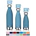 MIRA 12 oz Insulated Water Bottle - Slim Stainless Steel Cola Shape Thermo - Double Wall Hot & Cold Flask (24Hr Cold/12Hr Hot) - Hawaiian Blue