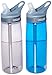 CamelBak eddy 2-Pack Waterbottle, Charcoal/Oxford, 75 L