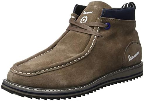 Vespa Footwear Unisex Adults' Carnaby Hi-Top Trainers, (Mid Grey 96) 10 UK