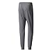 adidas Men's Essentials 3-Stripe Jogger Pants, Dark Grey Heather/Black, Medium