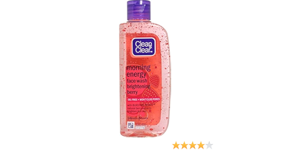 morning energy face wash