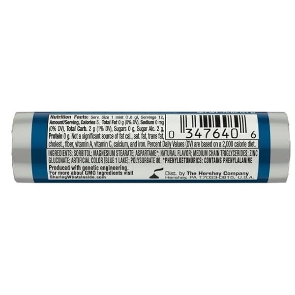 BREATHSAVERS PEPPERMINT ROLLED MINTS, 12 PER ROLL (PACK OF 48)