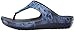 Crocs Women's Sloane Soft Floral Flip Flop, Navy, 7 M US