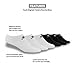adidas Originals Kids-Boy's/Girl's Trefoil Cushioned No Show Socks (6-Pair), White/Black, Medium